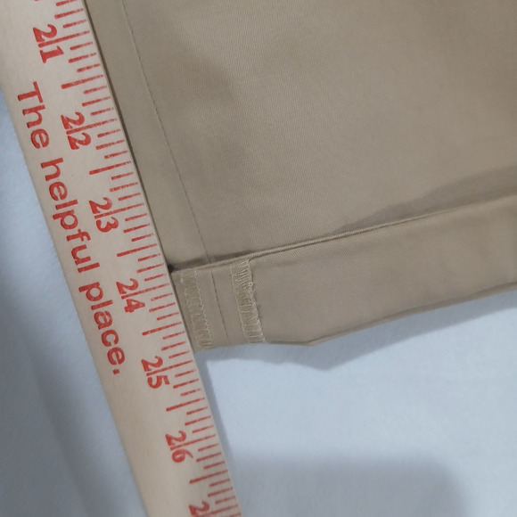 Talbots Pants Womens Size 14P NWT Supersoft Khaki Chino Ankle Relaxed - Picture 11 of 13